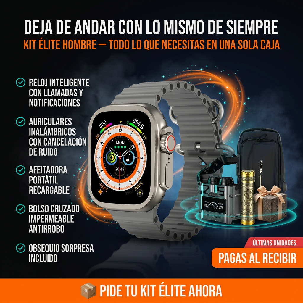 Kit de Afeitado Profesional T900 + Audífonos Inalámbricos M25 + Estuche de Viaje